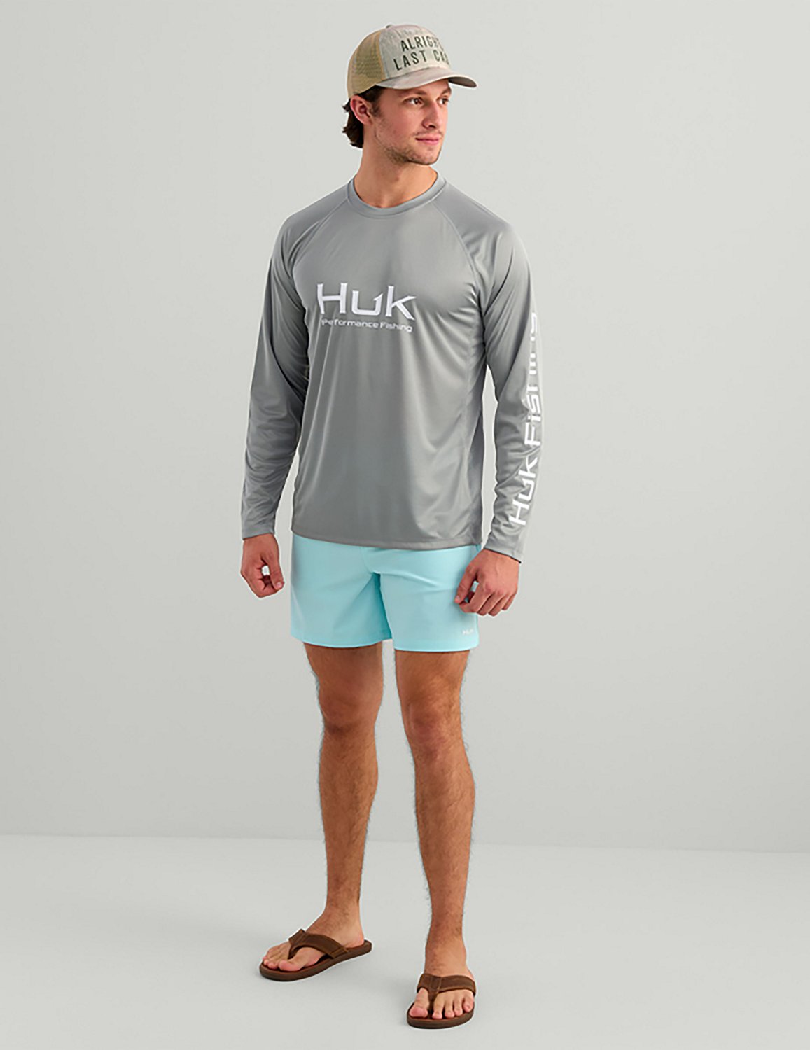 Huk Men's Vented Pursuit Long Sleeve Graphic T-shirt - view number 3