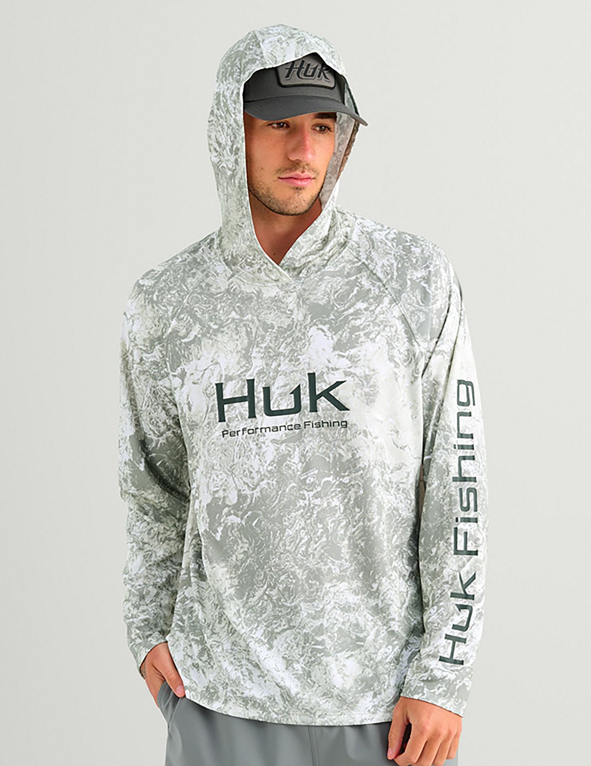 Huk Men's Mossy Oak Pursuit Hoodie - view number 2