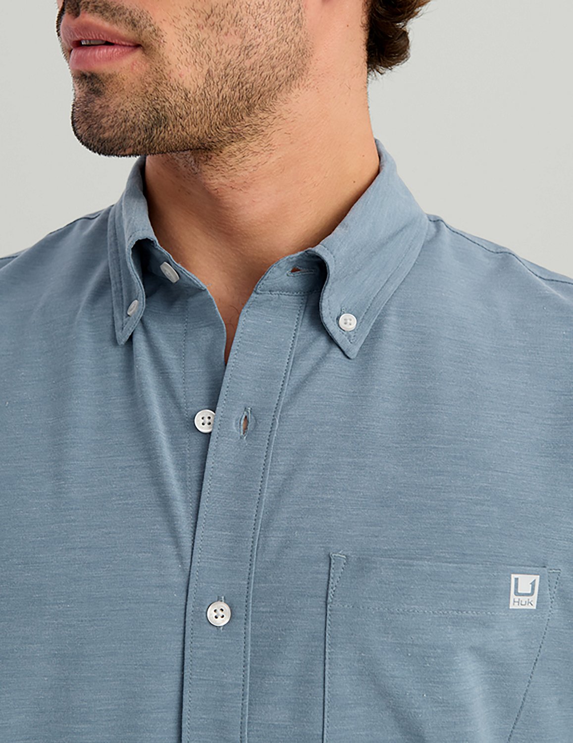 Huk Men's Kona Solid Button-Down Shirt - view number 3