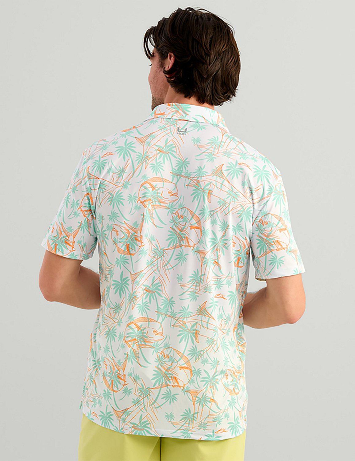Huk Men's KC Pursuit Printed Polo Shirt - view number 2