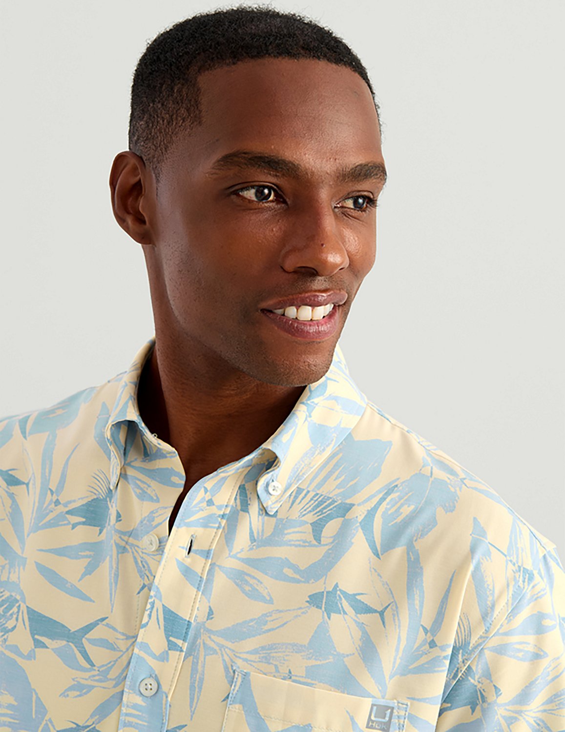 HUK Men's Kona Short Sleeve PRINT Shirt - view number 3