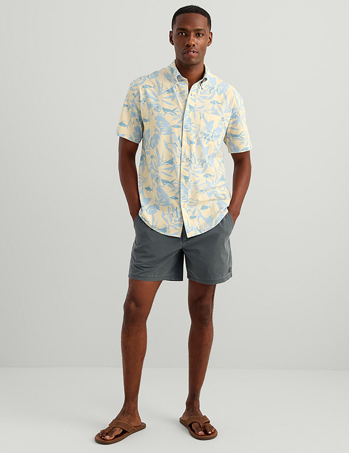 HUK Men's Kona Short Sleeve PRINT Shirt - view number 4