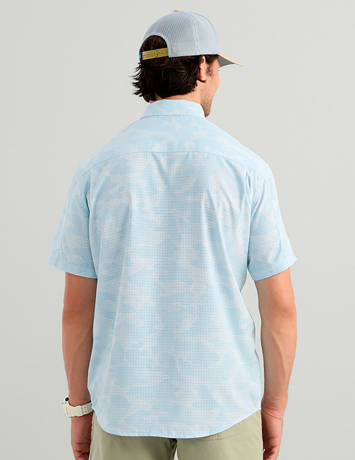 Huk Men's Tide Point Printed Short Sleeve Shirt - view number 2