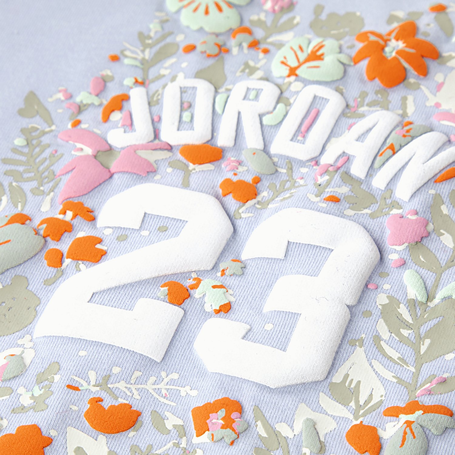 Jordan Girls' Floral Jersey Graphic T-shirt - view number 3