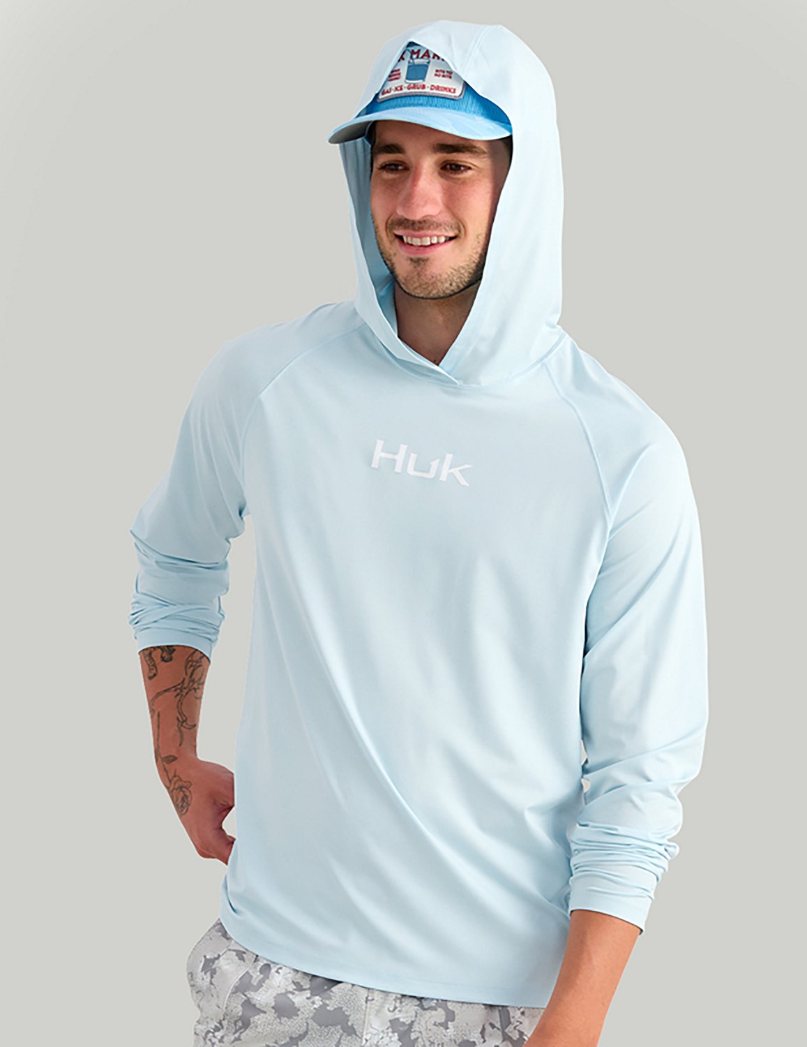 Huk Men’s Airweight Hoodie - view number 3