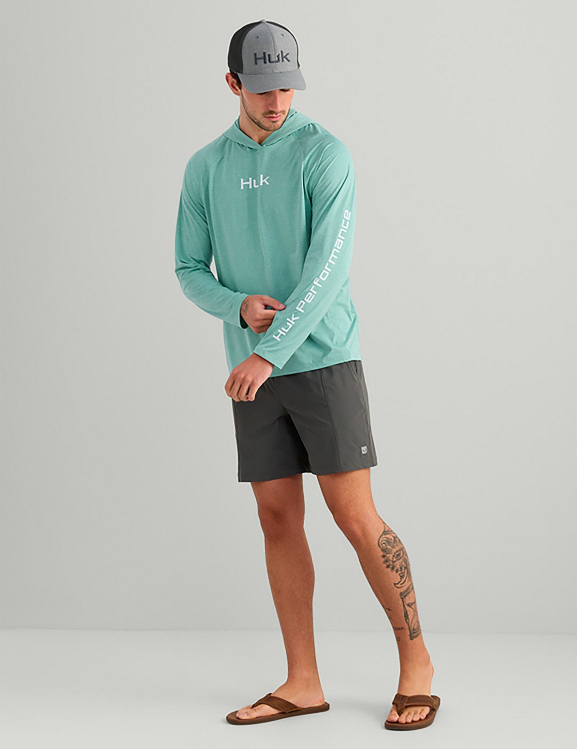 Huk Men’s Airweight Hoodie - view number 3