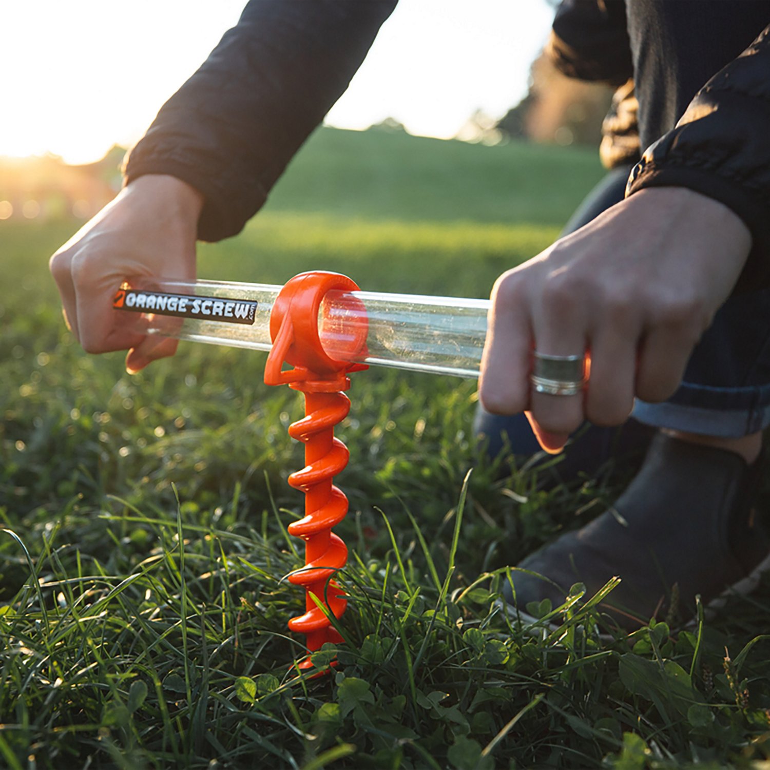 Nite Ize Orange Screw Large Ground Anchor 2-Pack - view number 5