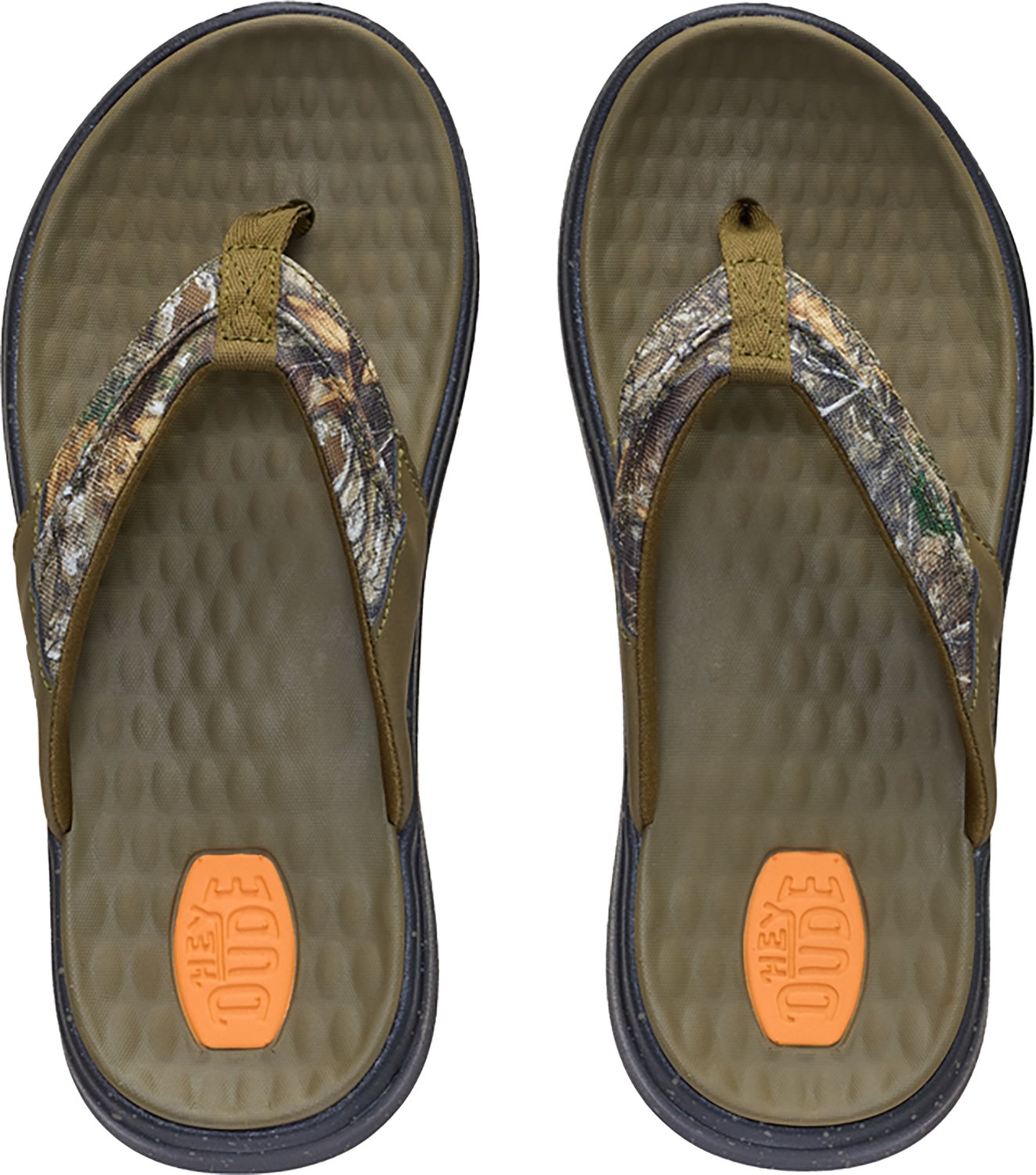 HEYDUDE Men's Finn Flip Realtree Edge Shoes - view number 5