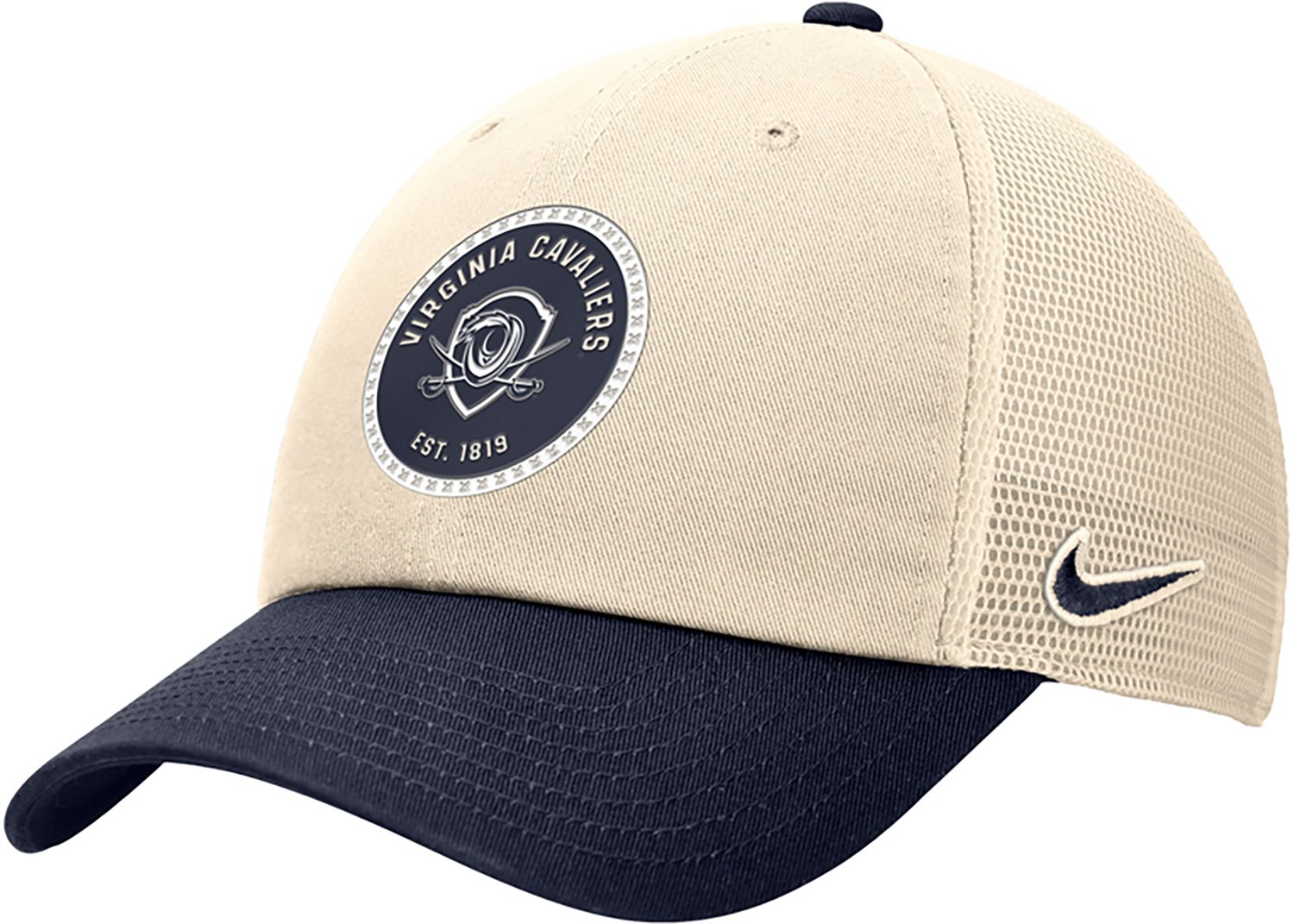Nike University of Virginia Silicone Round Patch Club Cap