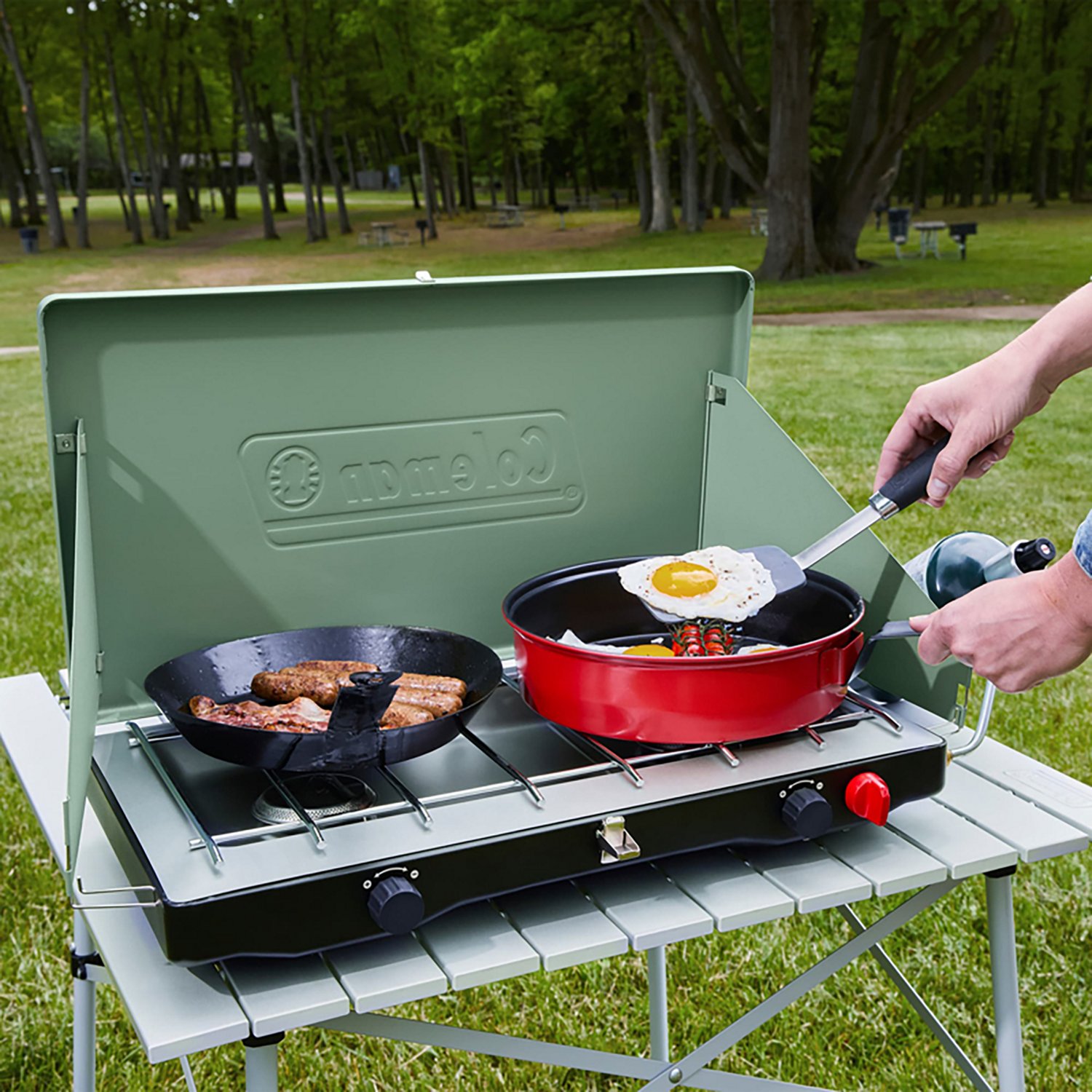 Coleman Cascade Classic 2-Burner Camping Stove - view number 3