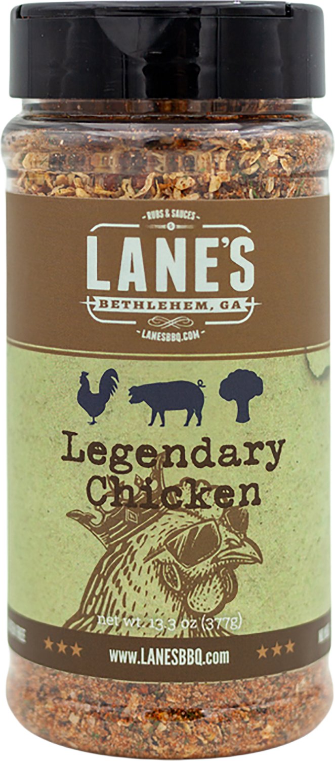 Lane's BBQ 13.3 oz Legendary Chicken Rub & Seasoning