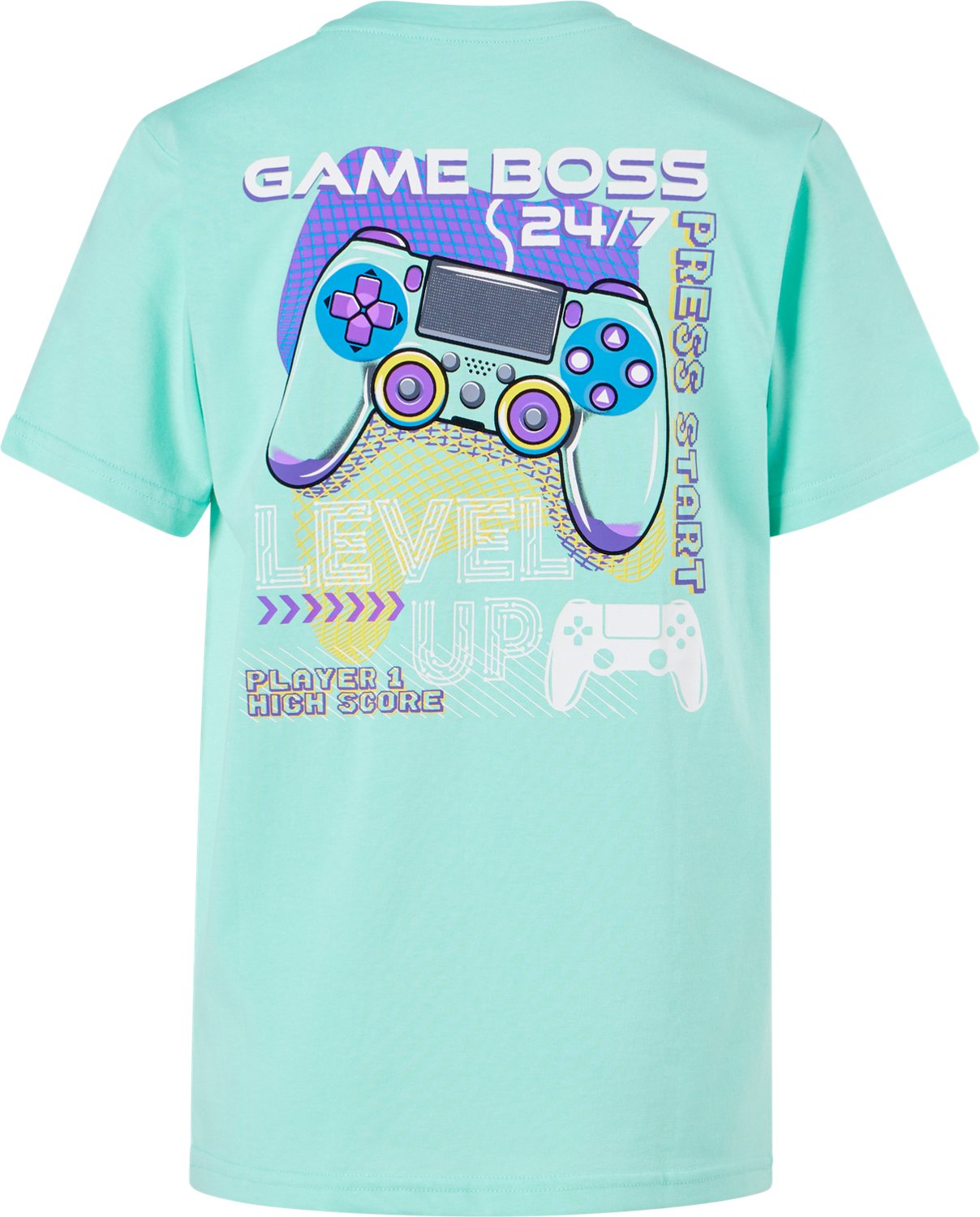 BCG Boys’ Cotton GFX Short-Sleeve T-Shirt