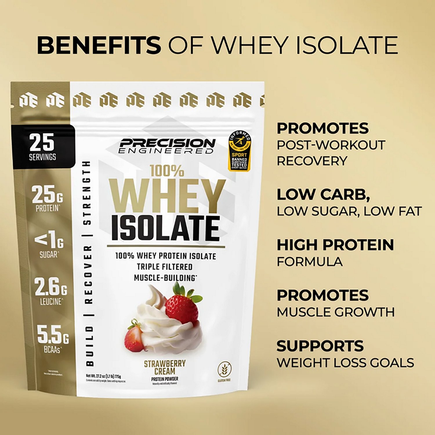 Vitamin World Precision Engineered 100% Whey Isolate 25-Servings - view number 2