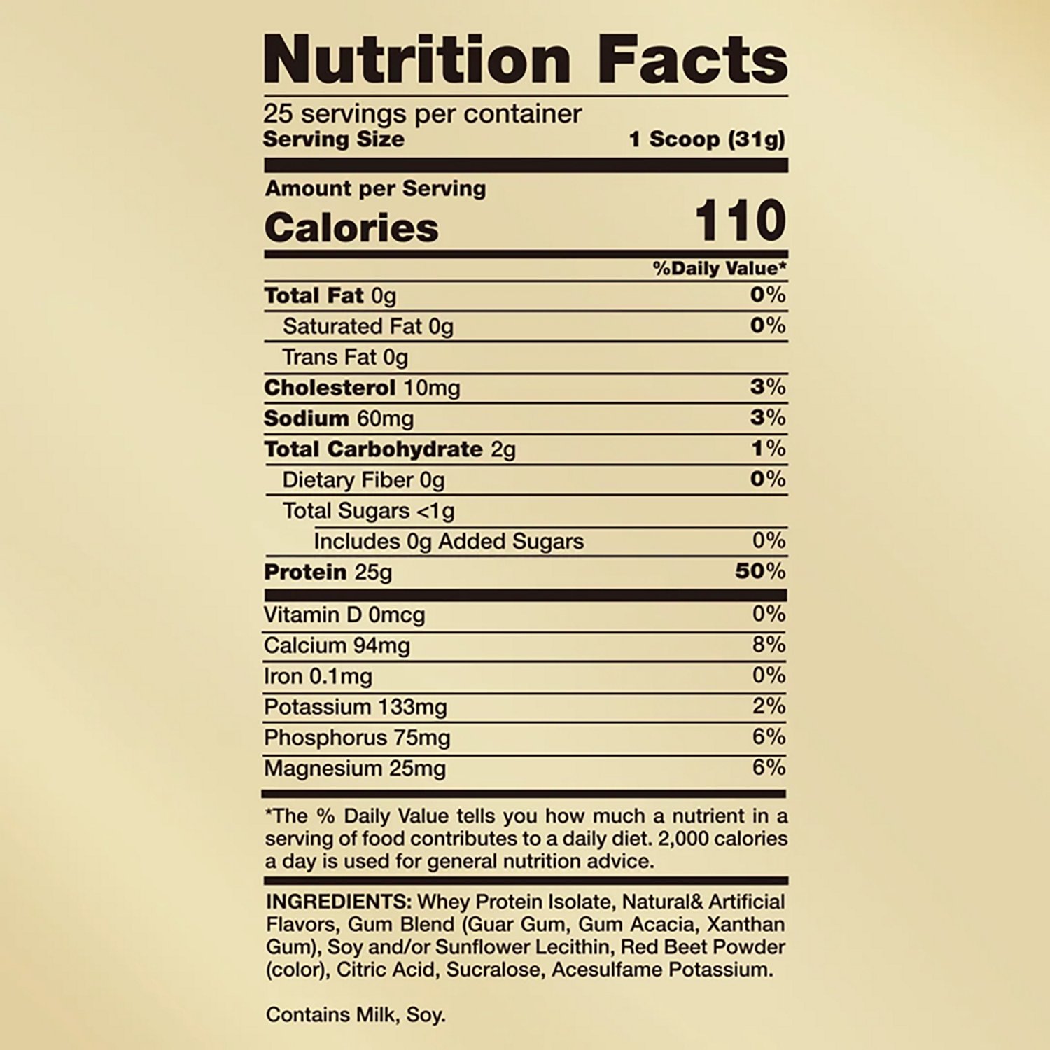 Vitamin World Precision Engineered 100% Whey Isolate 25-Servings - view number 4