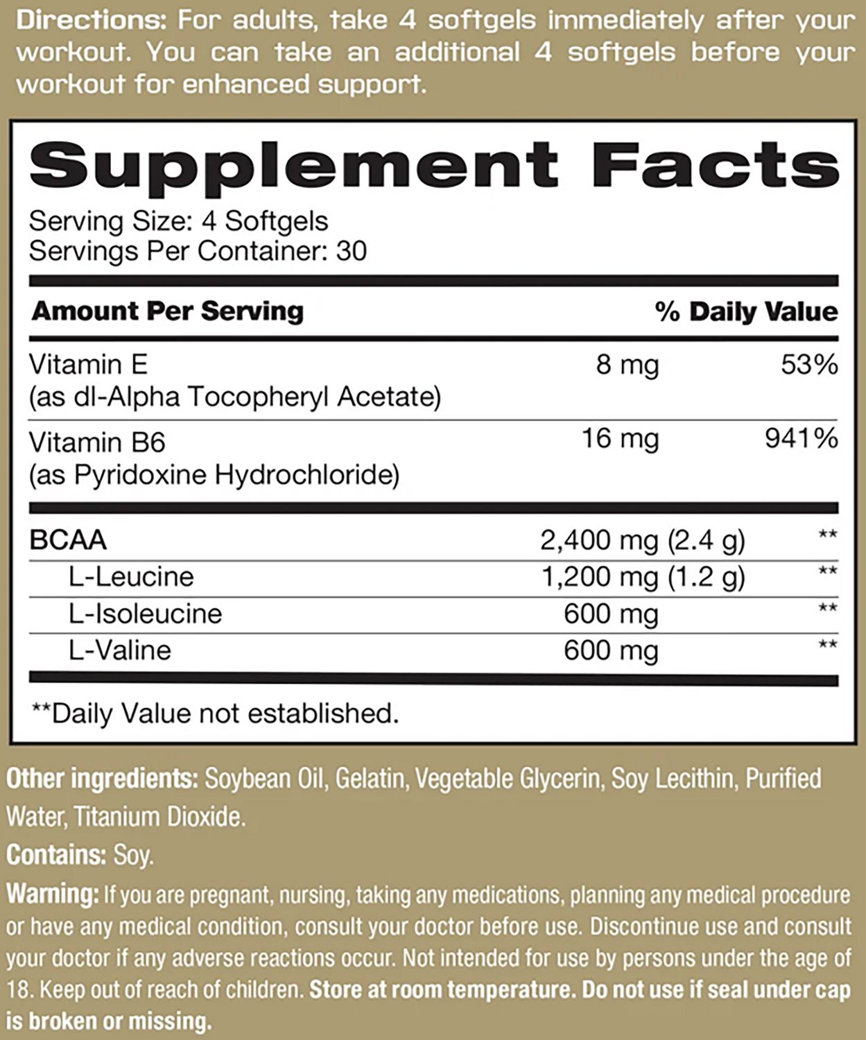 Vitamin World Precision Engineered BCAA 2200 Supplement - view number 2