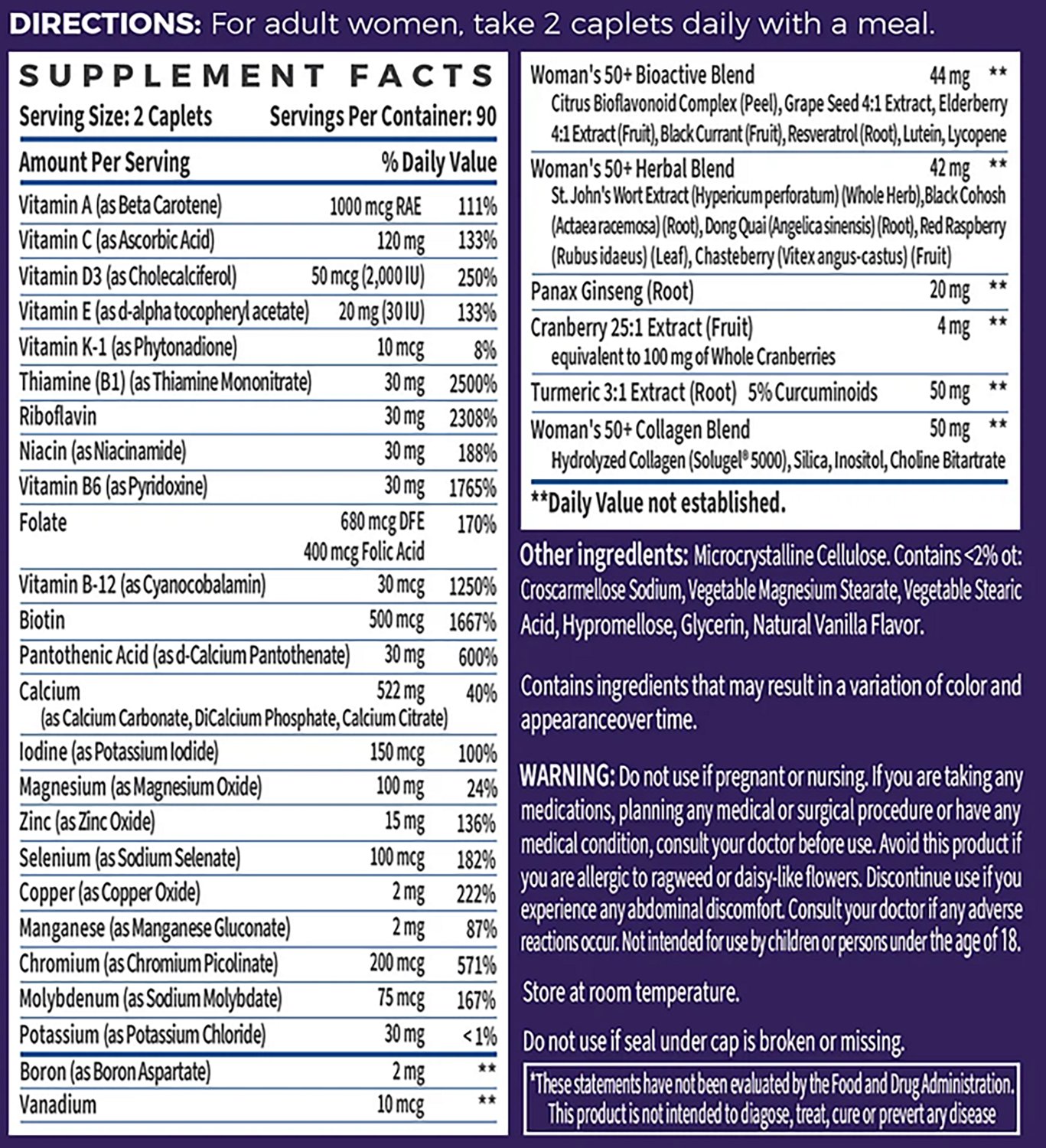 Vitamin World ULTRA 360 Women's 50+ Multivitamin - view number 2
