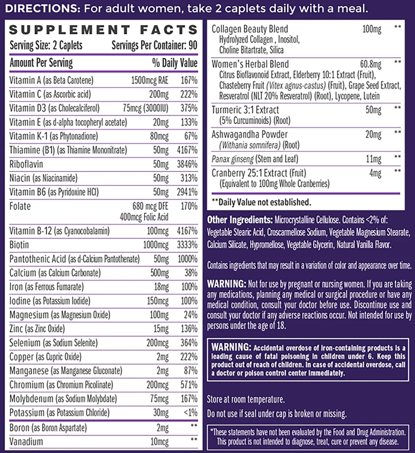 Vitamin World ULTRA 360 Women's Multivitamin 180-count - view number 6