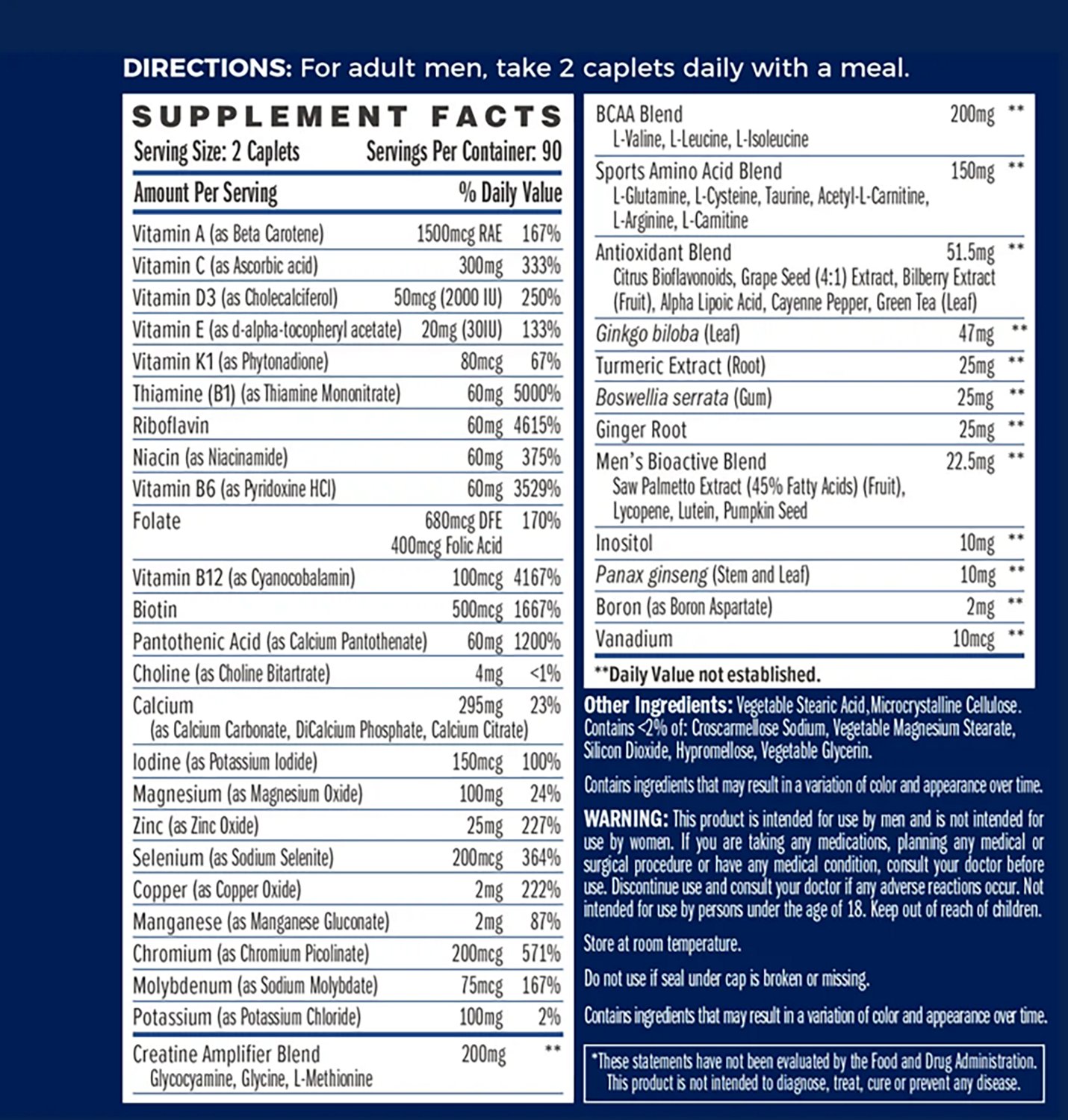 Vitamin World ULTRA 360 Men's Multivitamin Sport 90-count - view number 6