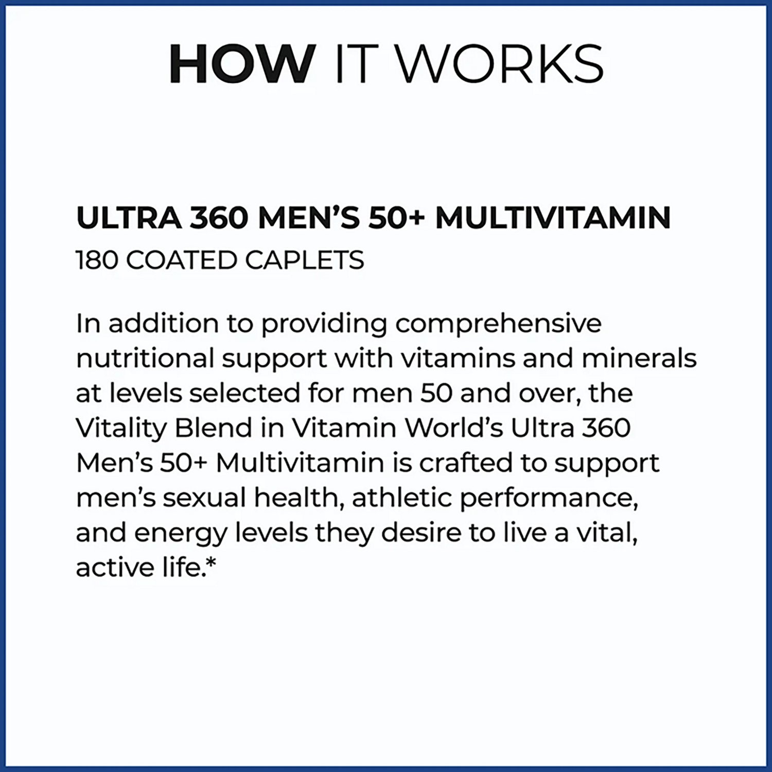 Vitamin World ULTRA 360 Men's 50+ Multivitamin - view number 5