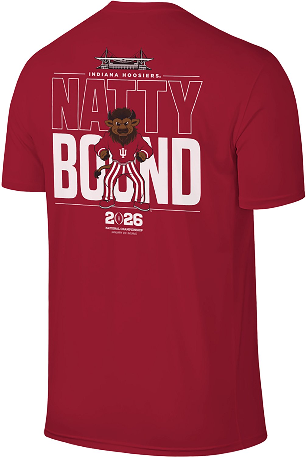 The Victory Men's Indiana University 2025 Natty Bound Graphic T-shirt - view number 3