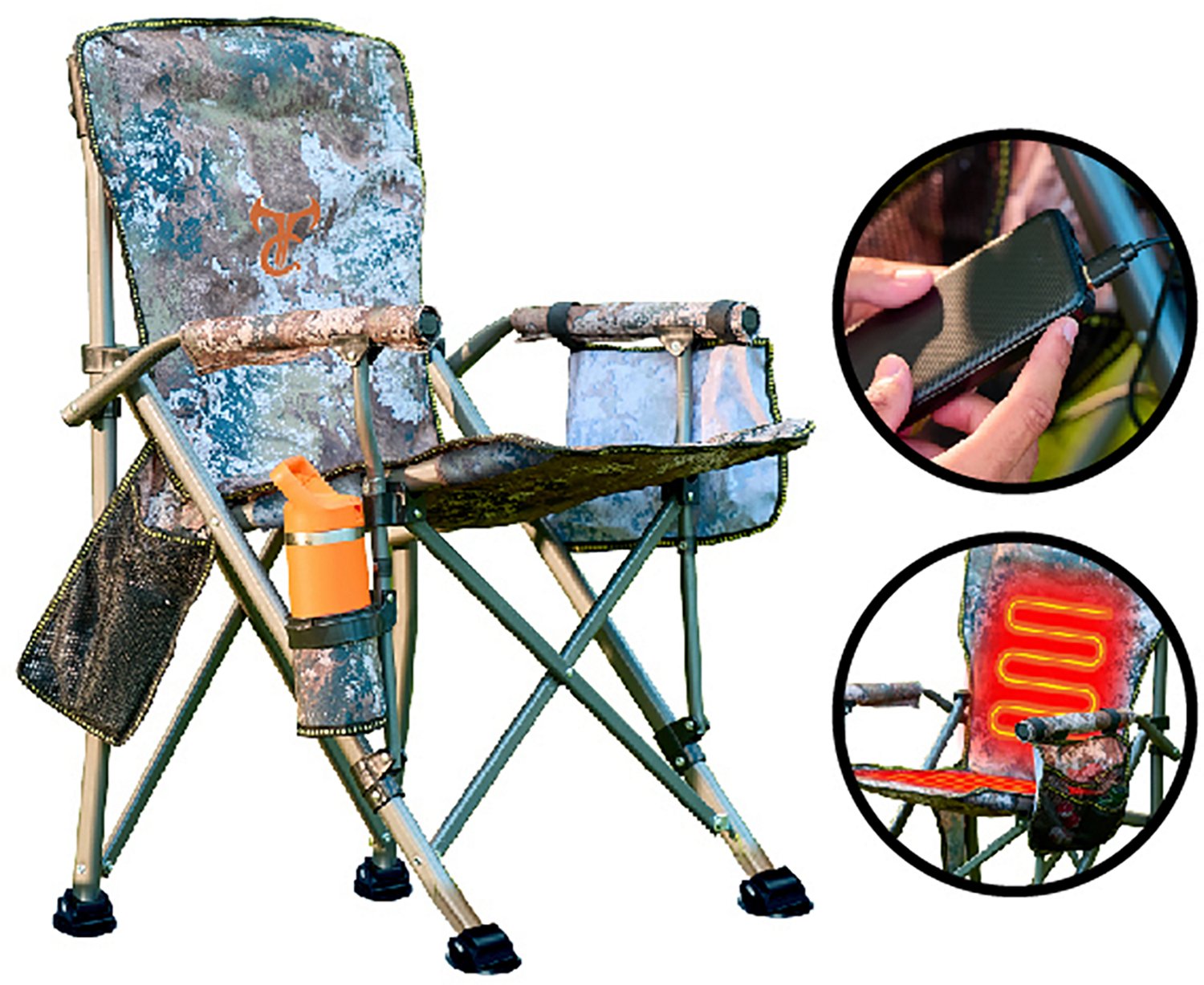 Uncanny Brands True Timber Strata Heated Chair - view number 7