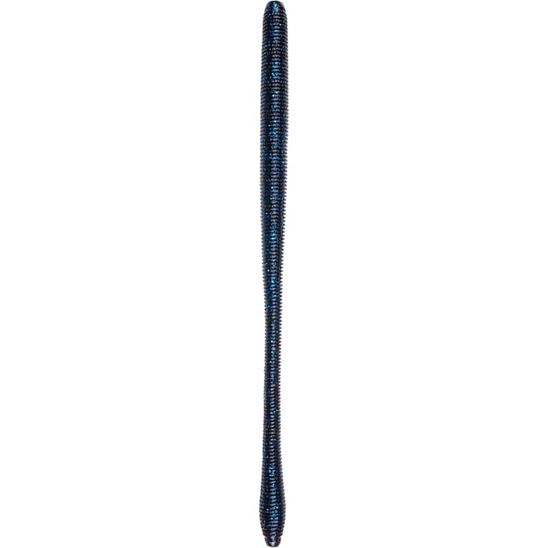 6th Sense Fishing Bounce Worm - Plum Fleck - 6.75″