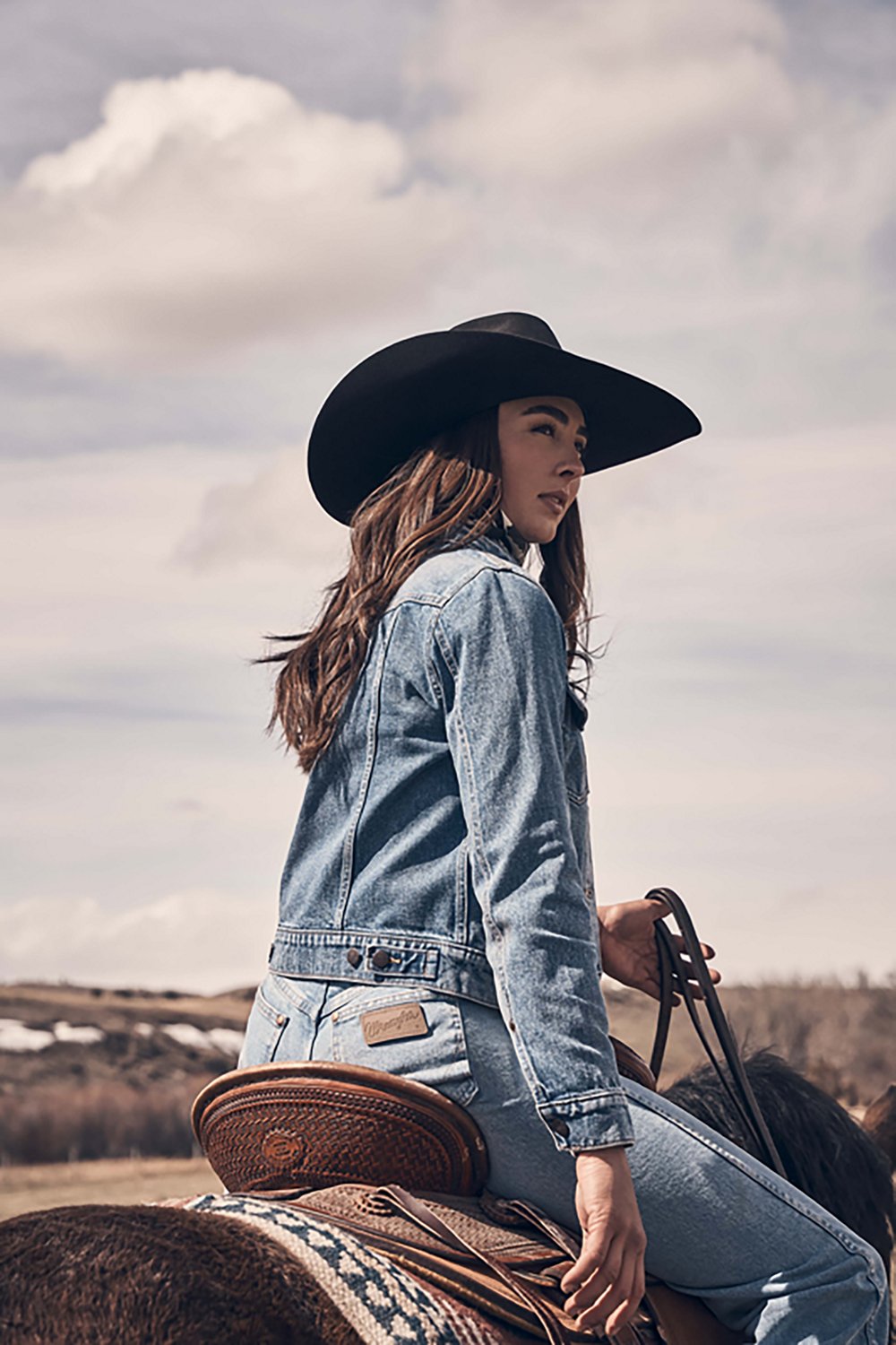 Wrangler Women's Western Unlined Denim Jacket - view number 3