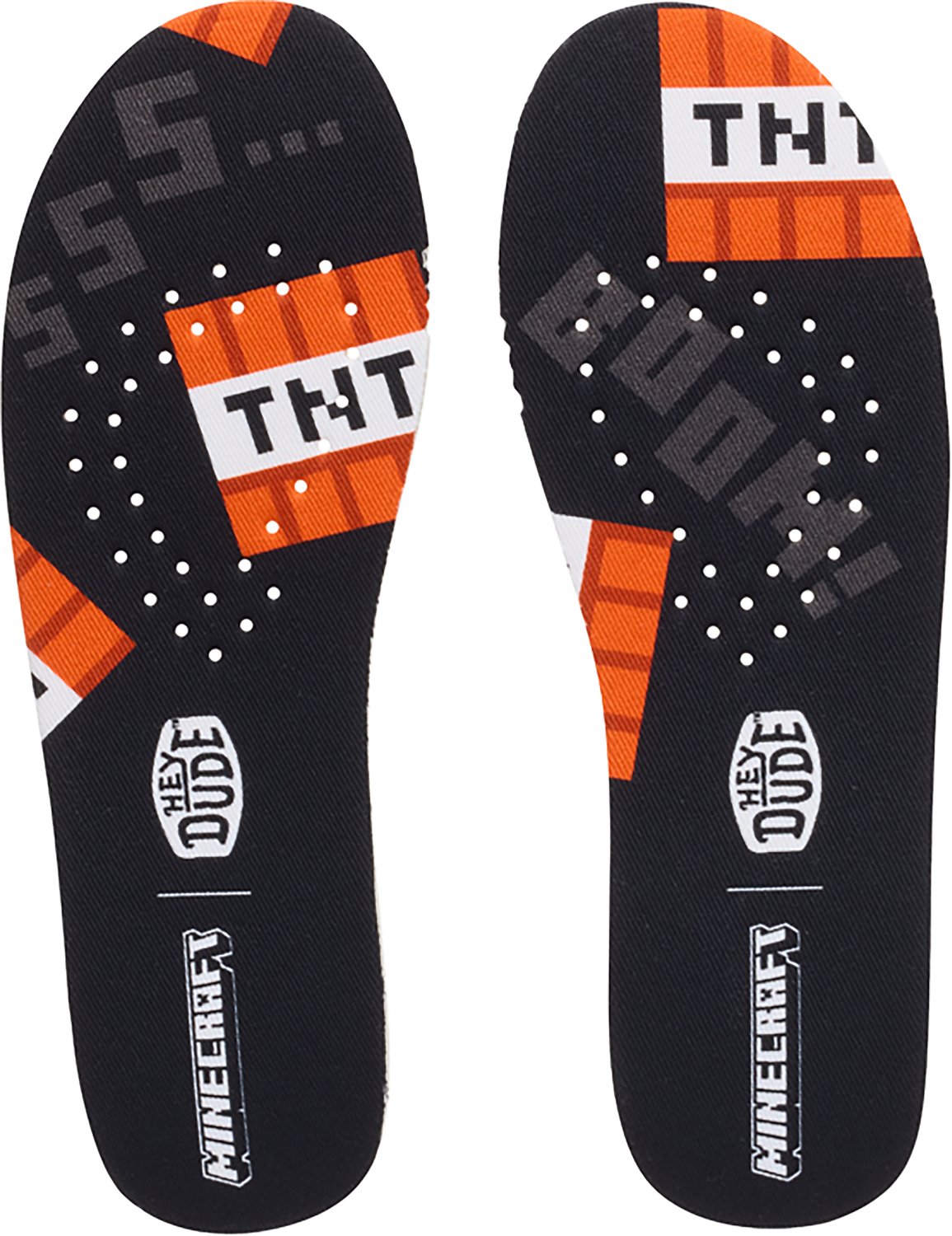 HEYDUDE Kids' Wally Minecraft Creeper Shoes