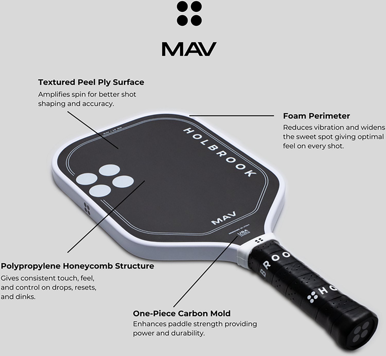 Holbrook Mav Pickleball Paddle