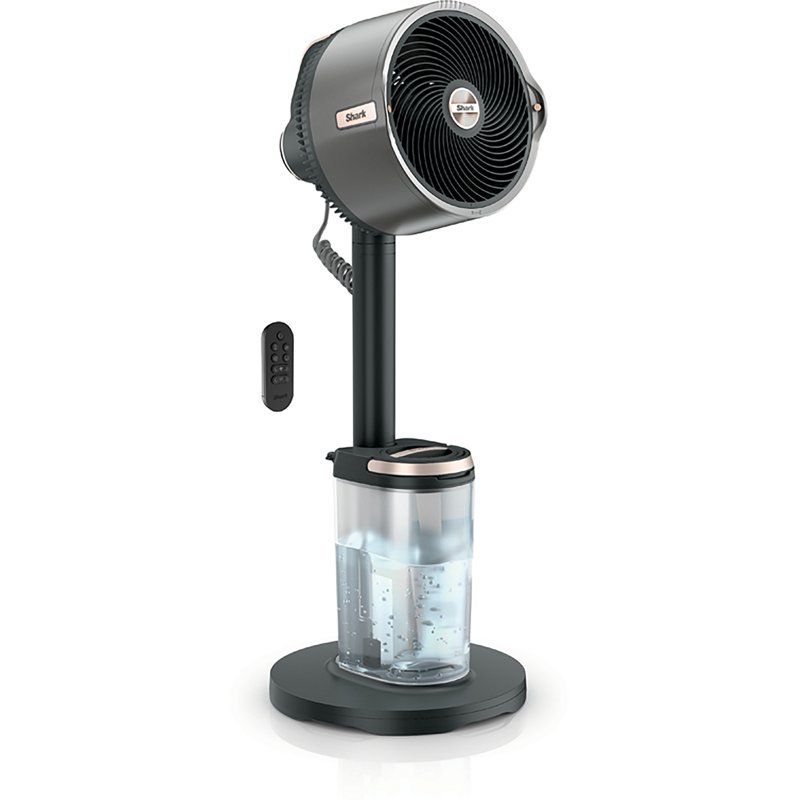FlexBreeze 36.77 in. H 5 speed Oscillating Tabletop Misting Fan Remote Control
