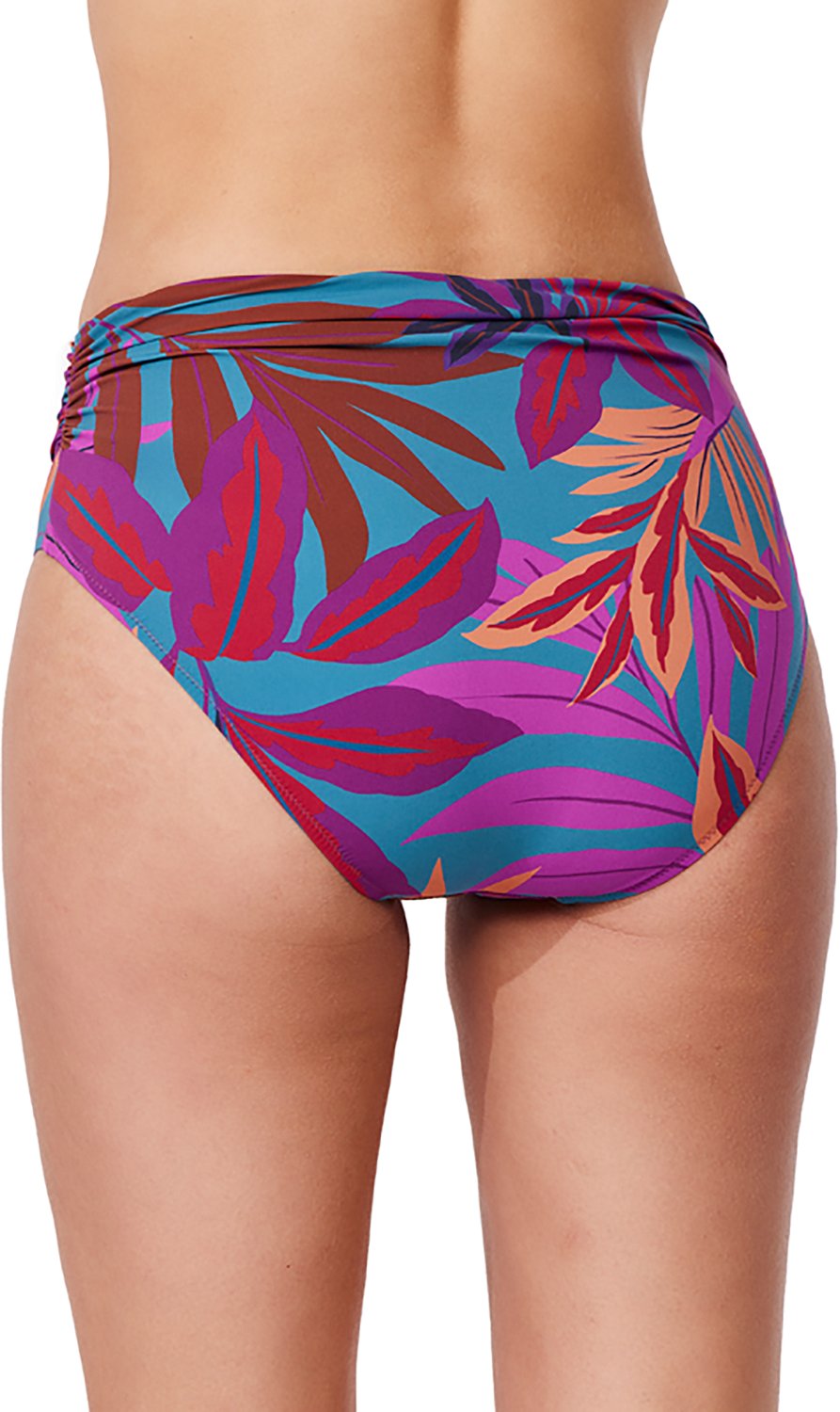 Gottex Women's Plantopia Shirred High Waist Swim Bottoms - view number 2