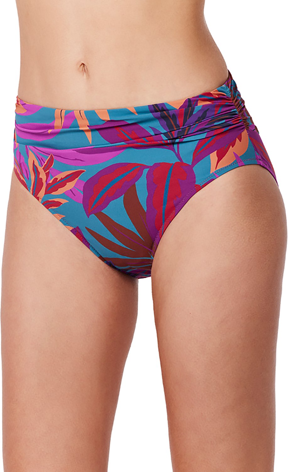Gottex Women's Plantopia Shirred High Waist Swim Bottoms - view number 3