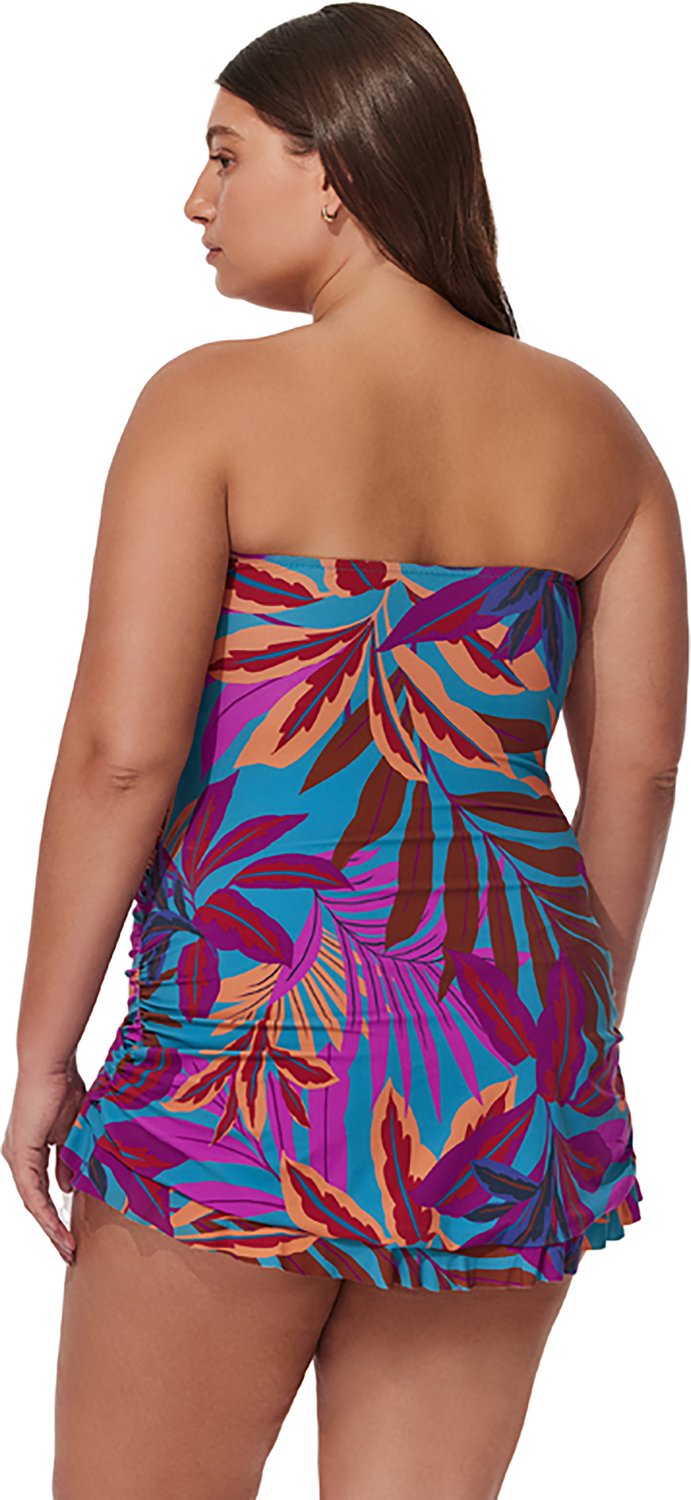 Gottex Women's Plantopia Bandeau Plus Size Swimdress - view number 2