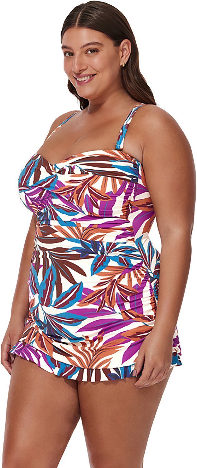Gottex Women's Plantopia Bandeau Plus Size Swimdress - view number 3