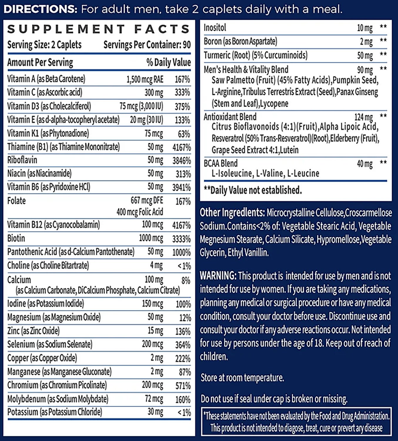 Vitamin World ULTRA 360 Men's Multivitamin - view number 2