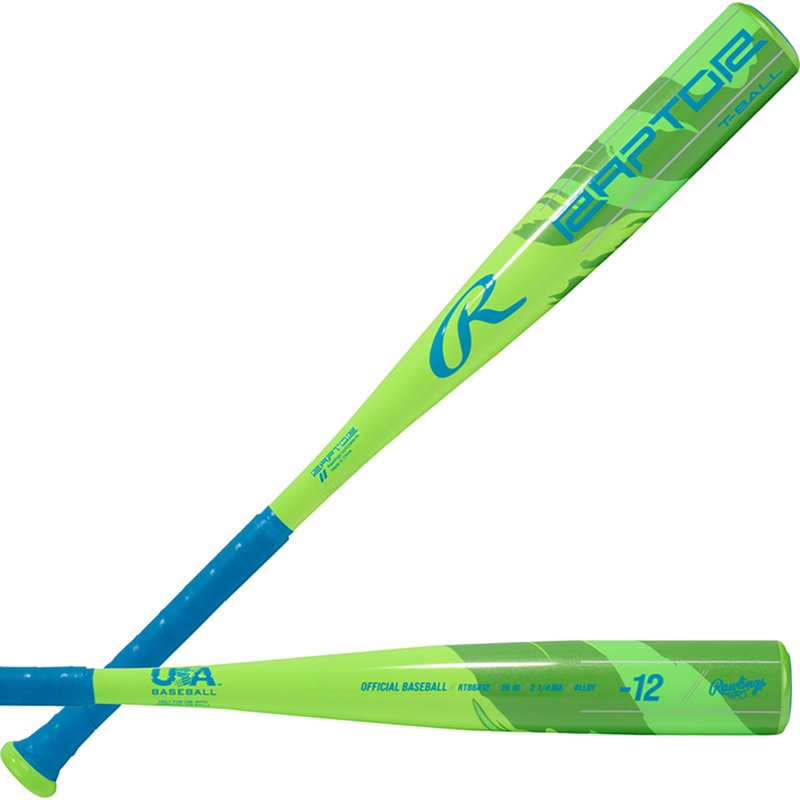 Rawlings Raptor USA Tee Ball Bat (-12), Blue