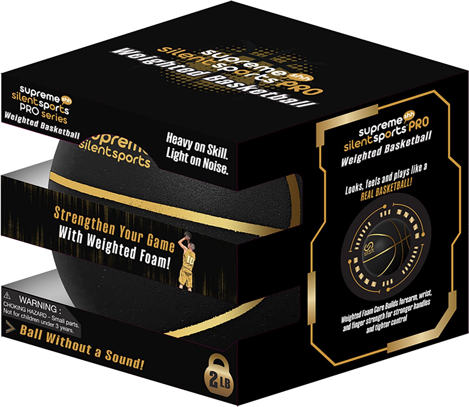 Supreme Silent Sports Pro Weighted 2 lb Basketball  - view number 2