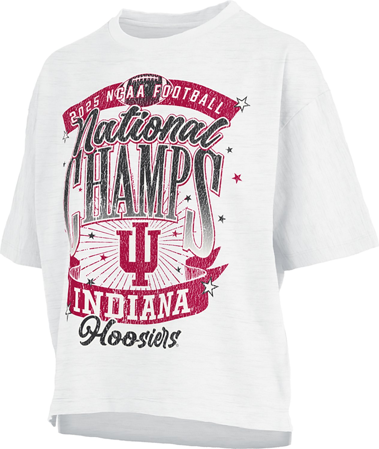 Pressbox Women's Indiana University 2025 CFP National Champs Motley Crew Graphic T-shirt