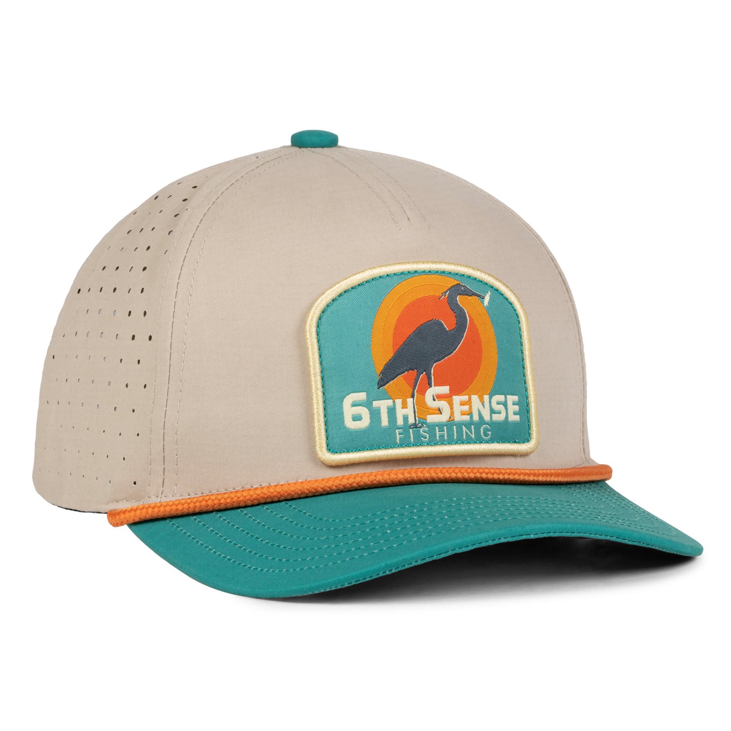 6th Sense Seaside Blue Heron Perforated Hat