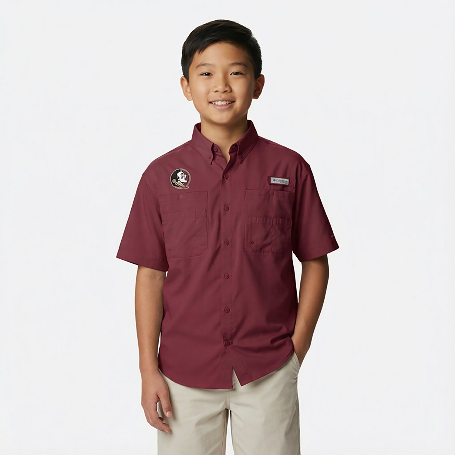 Columbia Sportswear Men's Florida State University Tamiami Short Sleeve Fishing T-shirt