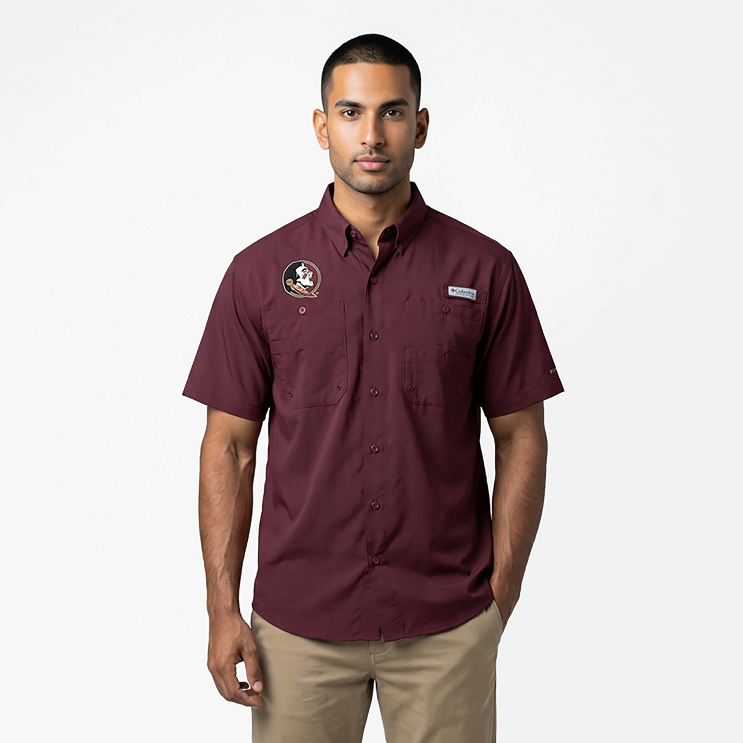 Columbia Sportswear Men's Florida State University Tamiami Short Sleeve Fishing T-shirt                                          - view number 2