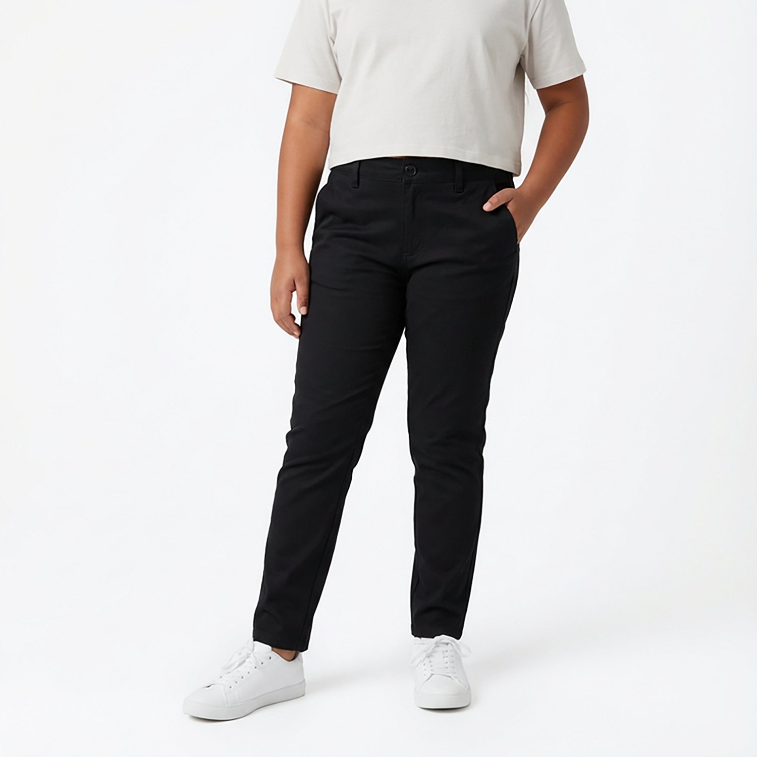 French Toast Girls' Skinny Stretch Twill Pant - view number 2