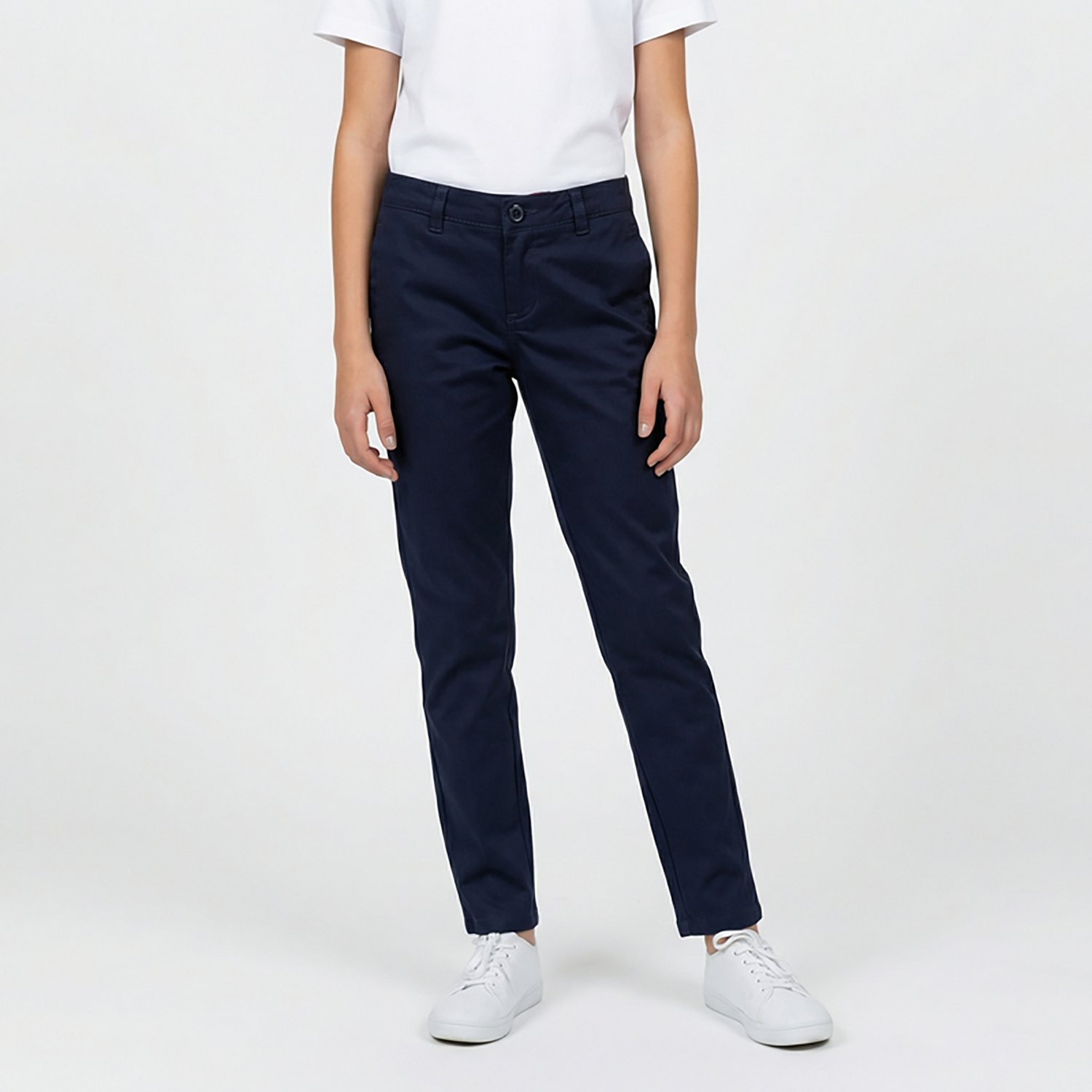 French Toast Girls' Skinny Stretch Twill Pant