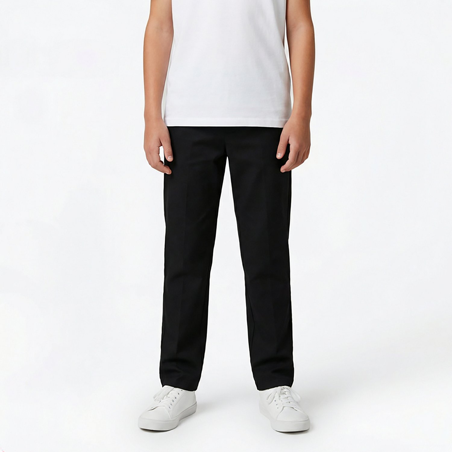 French Toast Boys' Slim Adjustable Waist Double Knee Pants                                                                       - view number 2