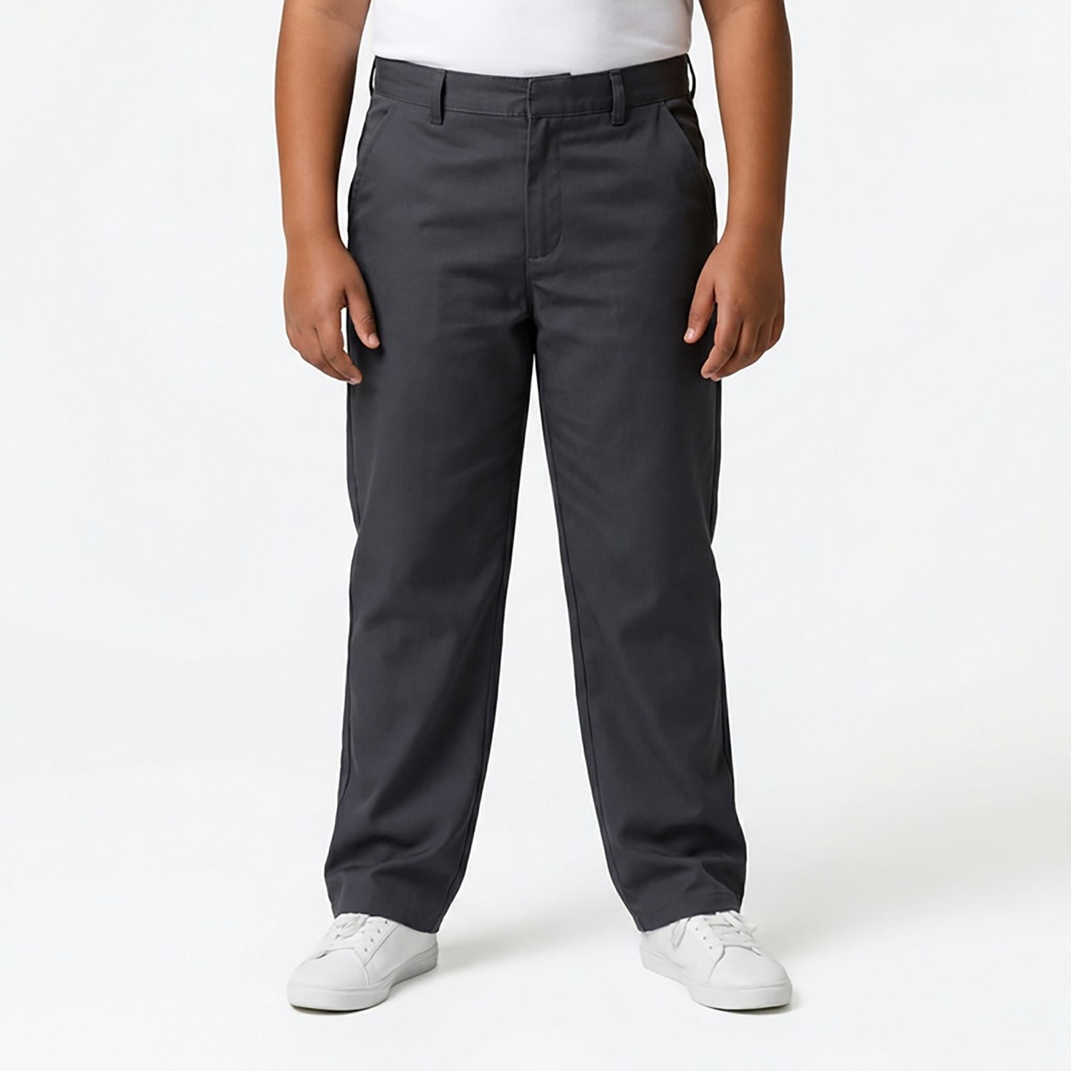 French Toast Boys' Slim Adjustable Waist Double Knee Pants                                                                       - view number 2