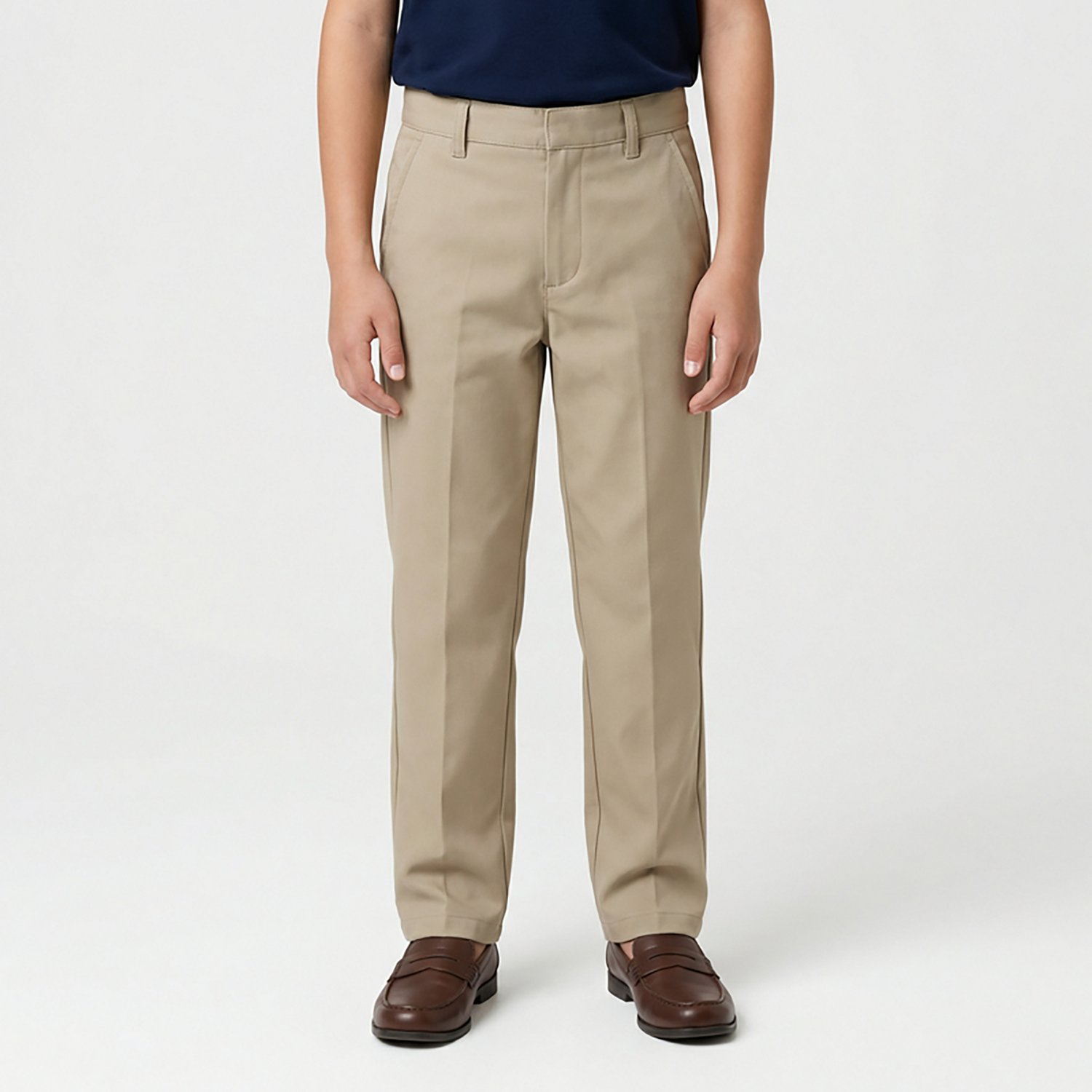 French Toast Boys' Slim Adjustable Waist Double Knee Pants                                                                       - view number 2