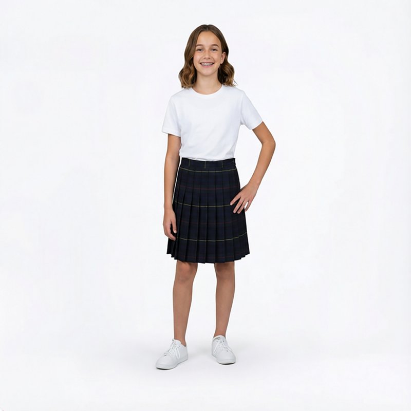 French Toast Little & Big Kid Girls Pleated Skirt, 20, Green