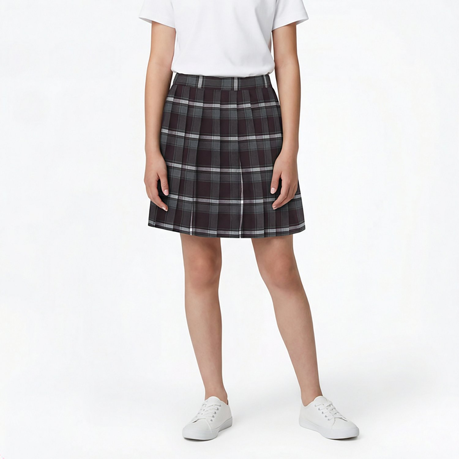 French Toast Girls' Plaid Pleated Uniform Skirt