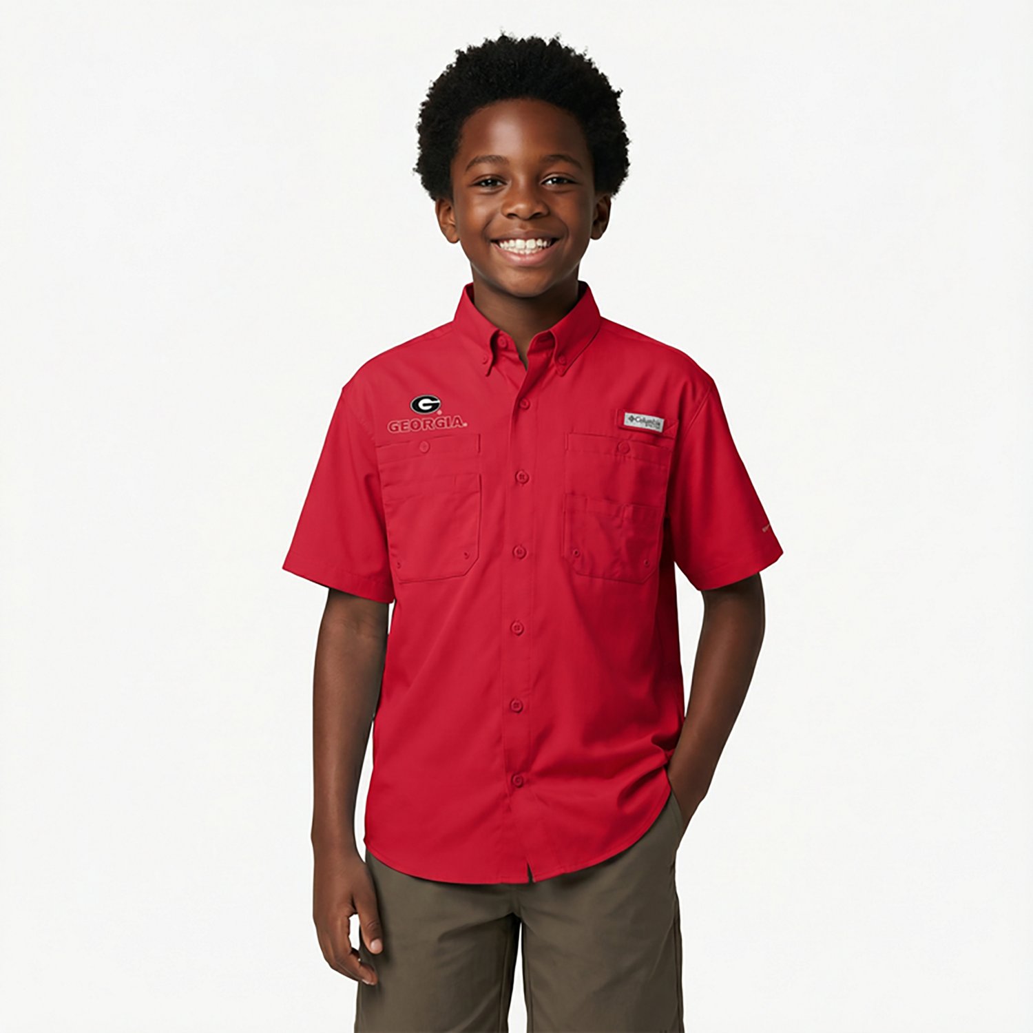 Columbia Sportswear Men's University of Georgia Tamiami Shirt                                                                    - view number 2