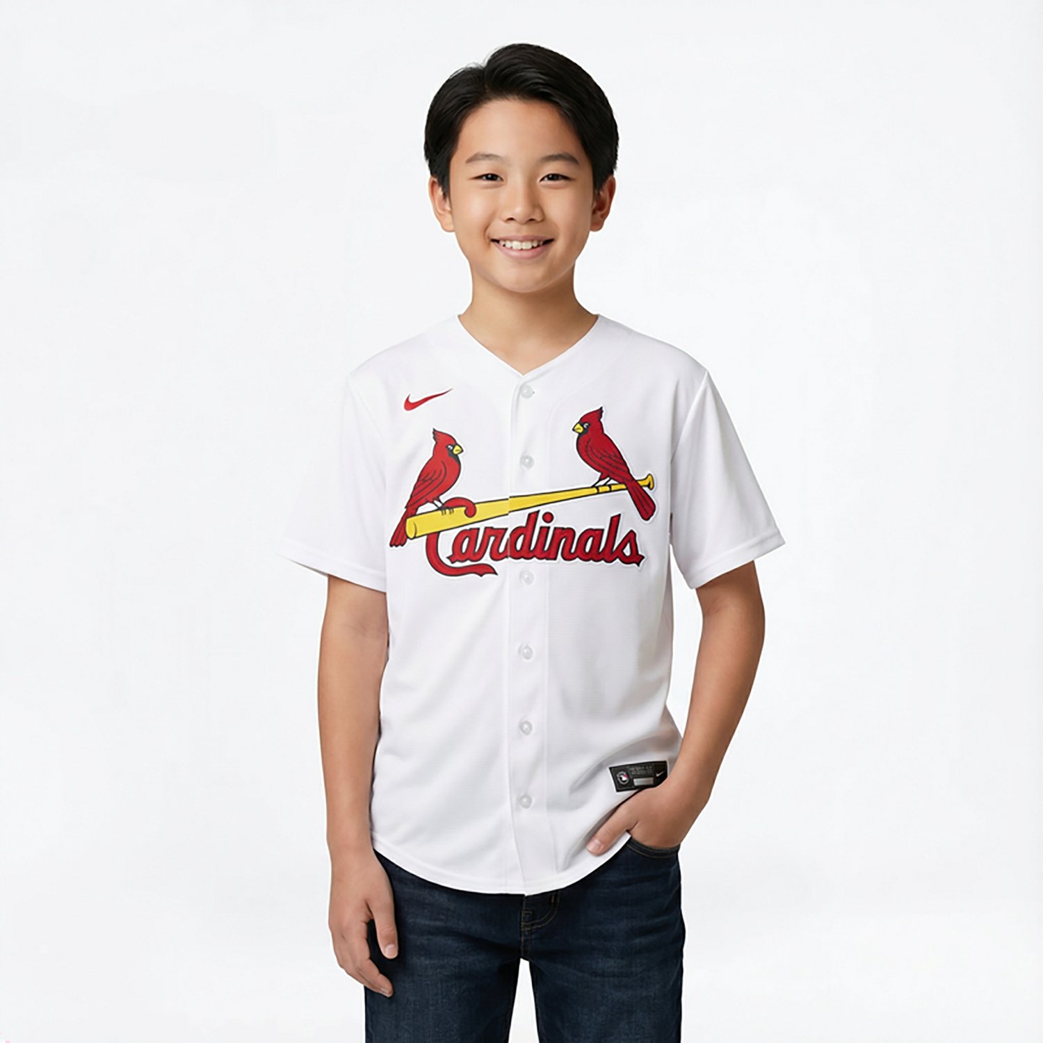 Nike Men's St. Louis Cardinals Blank Official Replica Home Jersey